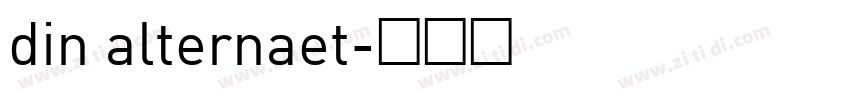 din alternaet字体转换